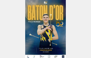 Bâton d'or - sélection coupe des nations/championnat d'Europe technique