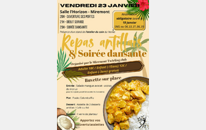 Repas antillais et sa soirée🍽️💃🏼